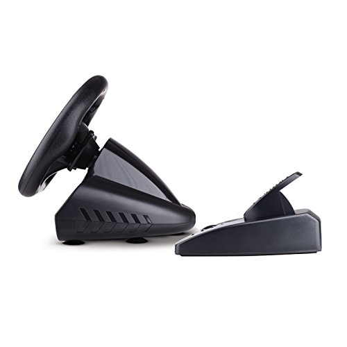 Tracer Sierra Volante   Pedales PC Negro - Volante Mando  Volante   Pedales  PC  Anal  gico Digital  D-Pad  Al  mbrico  USB 2 0 