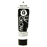 UV Glow Neon Face and Body Paint - 1x 10ml White