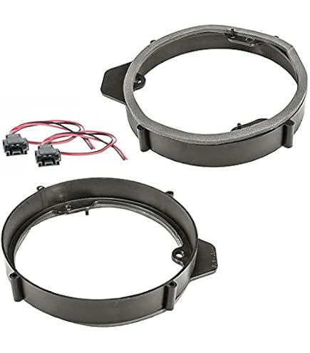 Tomzz Luidsprekerringen Adapter – Geschikt Voor Mercedes C-Klasse W204, E-Klasse W212, GLK X204, Vito V447 – Voor 165mm DIN-luidsprekers