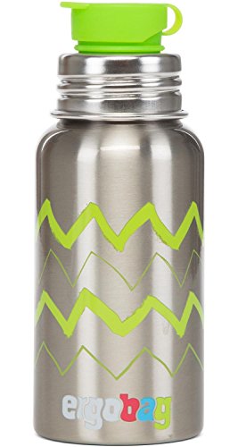 Preisvergleich Produktbild Ergobag Zubehör und Accessoires PURA Edelstahl-Trinkflasche Zickzack 375 zickzack