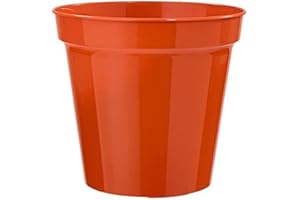 ALTUNA Stewart 2836014 25.4 cm Flower Pot - Orange/Terracotta