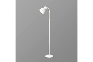 Anten Lampada da Terra, Piantana Lampada, con Paralume Orientabile, Lampada a Stelo Vintage Industriale, per (max. 60W) Lampadina E27 (Non Inclusa), Altezza 159cm
