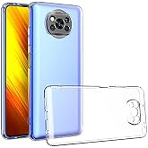 Xiaomi Poco X3 Uyumlu Kamera Korumalı Darbe &Ouml;nleyici Ultra Slim TPU Şeffaf Silikon Kılıf (Şeffaf, Xiaomi Poco X3)