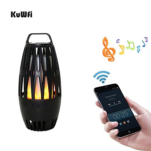LED Flame Bluetooth Speaker, Outdoor Stereo Portable Wireless Speaker, Flicker Flame Atmosphere Lamp for Festival, Party, Camping, Barbecue, Wedding, etc For iPhone Android 1pc