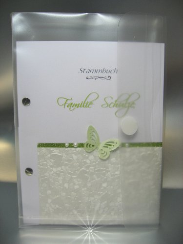 Gästebuch zur Hochzeit + Stammbuch +Tasche im Set 10022 mintgrün - 4