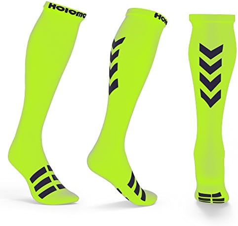 Compression Socks for Men &amp; Women, Hoicmoic 20-30mmHg Graduated Socks Fit for Running, Nurses, Shin Splints, Flight Travel, Maternity Pregnancy - Boost Stamina, Circulation &amp; Recovery