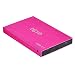 Produktbild Externe mobile Festplatte, praktische Größe, 160 GB, schlankes Design, Hochglanz, 6,4 cm, Notebook, HDD, Rosa