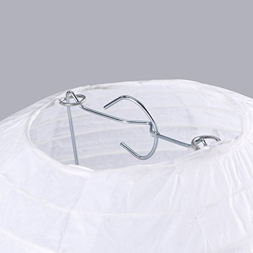 NUOLUX Papier Bienenwabe Kugeln Fan Laternen Papier Pompons für Party Dekoration, 12pcs - 9