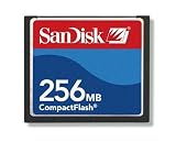 sandisk 256 mb compact flash schnelles Wechselspeichermedium, beliebig oft beschreib- und löschbar
