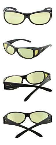 Duco Blaufilterbrille Blaulicht und UV Schutzbrille Computerbrille Gaming Brille Überziehbrille für Brillenträger Fit-over Brille - 3