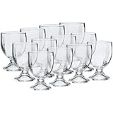 BORGONOVO 12 Bicchieri Calici Ristorante Mughetto Per Vino 175ml Extra Resistenti