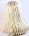 24" Cosmetology Mannequin Head 100% Synthetic Hair Blonde Color, Practice Training Hair Styling Mannequin Head