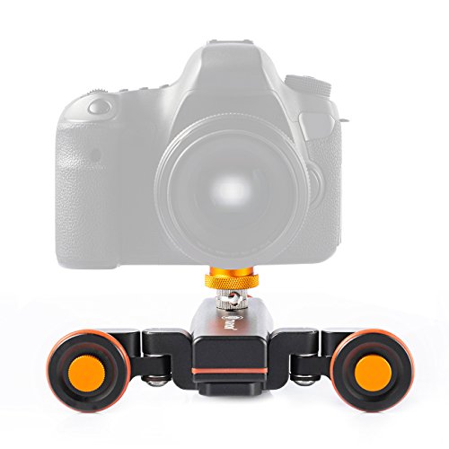 TARION Y5D Auto Dolly Slider mit Fernbedienung Nutzlast 3Kg fÃ¼r Canon Nikon Sony Panasonic DSLR Kamera Camcorder iPhone Smartphone HUAWEI Samsung