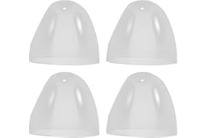 BESTonZON Juego De 4 Tapas De Biberón Para Cuello Ancho Accesorios Reemplazo Plásticos Tapas Protectores Higiénicos Para Bebés Fácil De Abrir Y Cerrar Evita Derrames