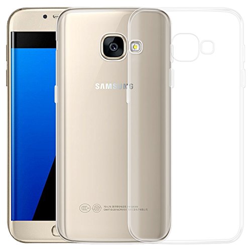 Preisvergleich Produktbild Samsung Galaxy A5 2017 hülle case cover , FineWish Bumper Anti-Scratch TPU Tasten Schutzhülle Case für Samsung Galaxy A5 2017 (5,2 Zoll) Schutzhülle Silikon (transparent)