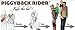 The Piggyback Rider Standing Child Carrier - NOMIS Basic Model - Black