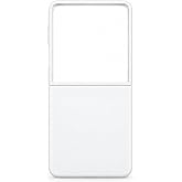 Microcase Samsung Galaxy Z Flip 8 ile Uyumlu Mat Y&uuml;zey Sert Plastik Kılıf - AL8848 Beyaz