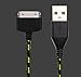Produktbild Cooplay 1 Stck. geflochtener starker Hochleistungs-USB-Ladekabel für das iPhone 4 4S 3 G 3 GS iPad 2 3 iPod 30 Pin-Gerät