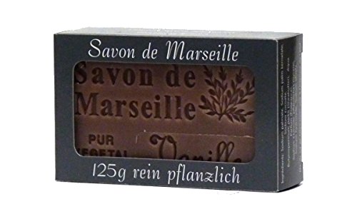 100% Naturseife: Patchouliseife, Sandelholzseife & Vanilleseife, 3-teiliges Seifenset (Savon de Marseille) - 4