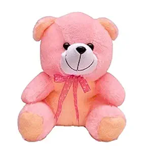TEDSTREE Cute Contrast Stuffed Soft Toy for Kids Lovable Huggable Perfect Present for Birthday, Babies & Children Teddy Bear Toy (38 cm, Pink)