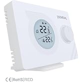 Mitra HT220 RF Kablosuz Oda Termostatı (Beyaz)