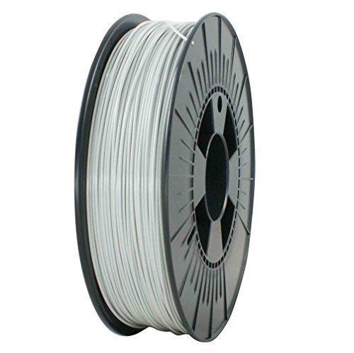 ICE FILAMENTS ICEFIL1PLA190 PLA Filament für 3D-Drucker, 1,75 mm, 0,75 kg, Galvanized Grey