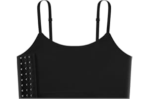KREEQE Classeur de poitrine pour femme FTM trans transgenre garçon manqué LGBT à gros seins de compression lesbienne cosplay noir