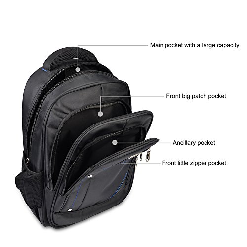 Vbiger Laptop Rucksack Notebook Backpack 43 cm (17 Zoll) - 7