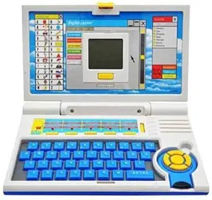 HK Toys English Learning & Educational Kids Ben 10 Laptop Notebook Computer 20 Activities Games Including Mouse Control, Sound, Display Toy Indoor|Outdoor for Girls Boys (Blue)