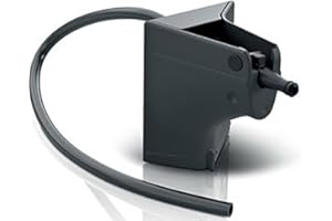 SIEMENS Adaptador para depósito de leche TZ70001 para recipientes de leche externos, especialmente diseñado para cafeteras automáticas EQ.700, accesorio original, apto para lavavajillas, color negro