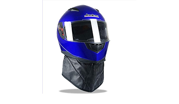 KT DOT Casco, Casco Moto Regolabile Casco Casco Casco Moto Visiera  Motoslitta Borsa Casco da Neve Casco Scudo Riscaldato Blu Casco da Trek  (Size : L) : Amazon.it: Fai da te