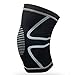 Produktbild Vogue Fang 1 STÜCK Elastische Kniestütze Schutz Kniepolster Basketball Volleyball Einstellbare Knieschützer Basketball Sicherheit Knieschützer Gurt