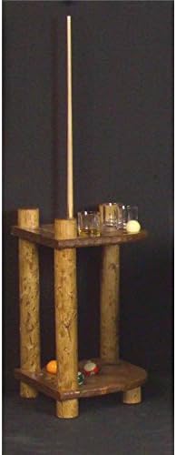 Viking Log Furniture VFC CTMCL Log Corner Cue Rack in Honey Pine