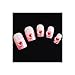 10 PCS Bling Bling RED HEART Alloy 3D Rhinestone/Gem Design Nail Art Decoration