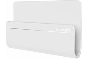 UGREEN Uchwyt ścienny na telefon z paskami samoprzylepnymi, kompatybilny uchwyt do ładowania dla iPhone'a 11 Pro Max SE XR X XS 8 7 6 Plus 6S, Samsung Galaxy S20 Ultra S10 S9 S8 Note 10 9 8 Smartphone