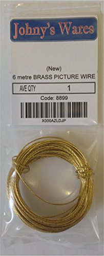 Johny’s Wares Bilderdraht aus Messing, 6m (1 Stück) - 2