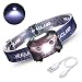 Produktbild USB Stirnlampe Kopflampe LED IPX4 Wasserdichte Headlamp wiederaufladbare Kopfleuchten mit 200 M Beleuchtung Spot- und Flutlicht Perfekt für Joggen Campen Lesen Laufen Wandern, Campen.