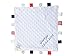 Personalised Embroidered Baby Name Taggy Comforter/Gift - White