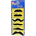 VR Creatives Fake Mustaches, Mexican Mustache, Handlebar Mustache, Multi-Color Self Adhesive Mustaches for Masquerade Party & Performance 6pcs in a Pack