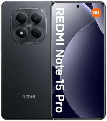 Redmi Note 15 Pro 12+512 Black (No power adapter included)