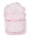 Beautiful Broderie Anglais Foot Muff Cozy Toes - Available in White,Cream,Pink or Blue (Pink)