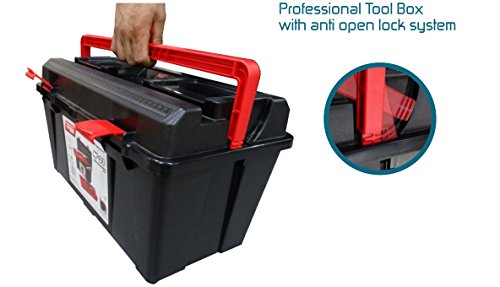 RAACO GERMANY HANDELSGESELLSCHAFT MBH TOOLBOX Werkzeugkoffer 258x480x255mm m.Werkzeugträger RAACO PP-Ku. - 7