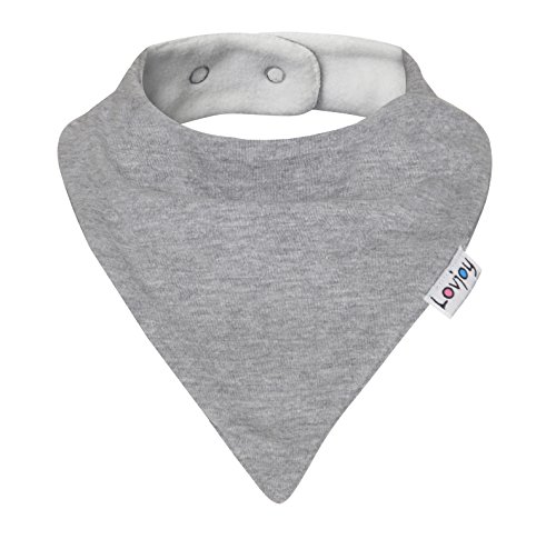 Lovjoy Bandana Geifer Baby Lätzchen (5 PACK – Carnations) Super Absorbent & Soft für ultimativen Komfort mit justierbarem Snaps- Netter Baby-Geschenk für Mädchen. - 3