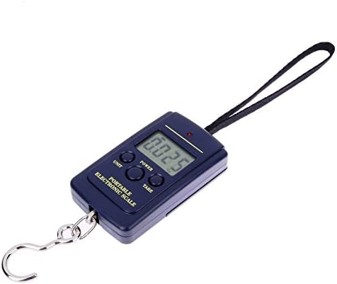 Digital Scales Measuring Range 20 g up to 40kg for Fishing Hunting Sport Travel Home Gardening, of VERLINE Fish Weighing Scales for Luggage Travel Suitcase Fishing Hunting Sport 3 Unit kg lb oz Lock Tare Function