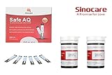 Sinocare Diabetes Blood Glucose Sugar Test/Testing Strips 50pcs for AQ Smart for UK Diabetics -in mmol/L(Eligible for VAT Relief in The UK)