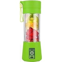 Qualimate Portable Electric USB Juicer Bottle Juice Maker Machine for Fruits Blender Drink Bottle Cup