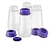 Lansinoh Plastic Milk Storage Bottles (Pack of 4)