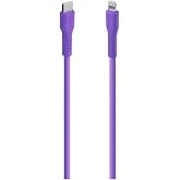 Ttec 27W PD Type-C to Lightning ile Uyumlu Hızlı Şarj ve Data Kablosu 120cm Neon (Neon Mor) 2DK60NMR