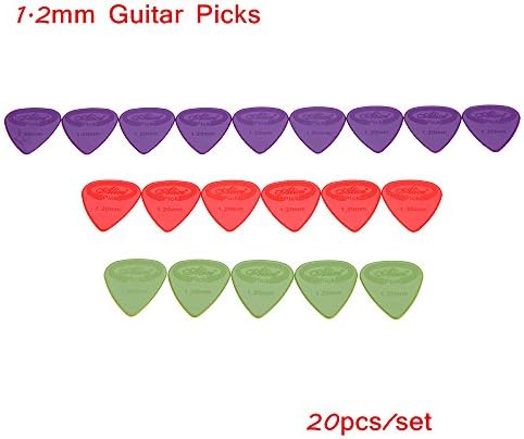 Artans(TM)Guitar Parts & Accessories Alice AP-G 20pcs 1.2mm Projecting Nylon Guitar Picks Plectrums