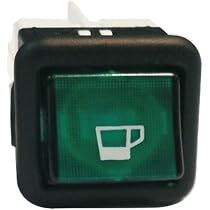 Tasto Accensione Bipolare senza Led per Macchinetta AROMA Cialde Ese 44mm